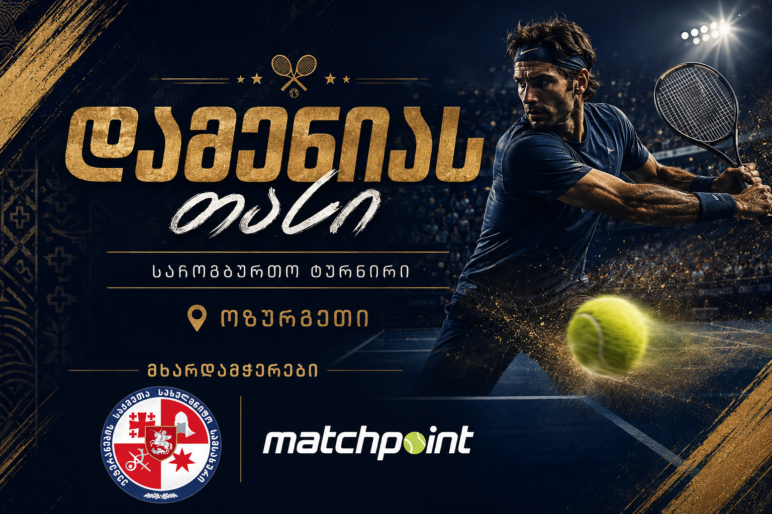 დამენიას თასი — ტურნირის ბანერი